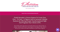 Desktop Screenshot of platinumprogramsecrets.com